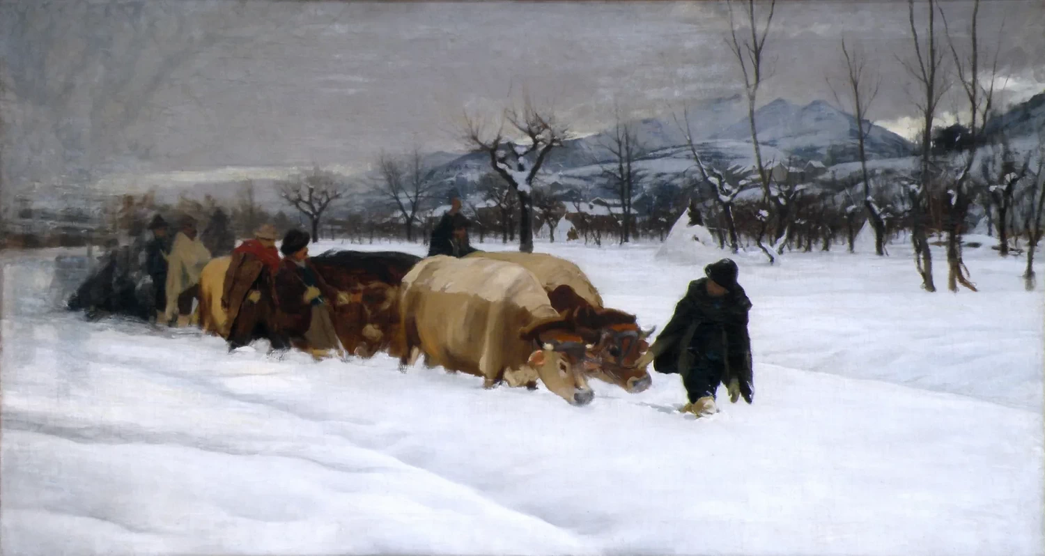 Lo spazzaneve - 1895